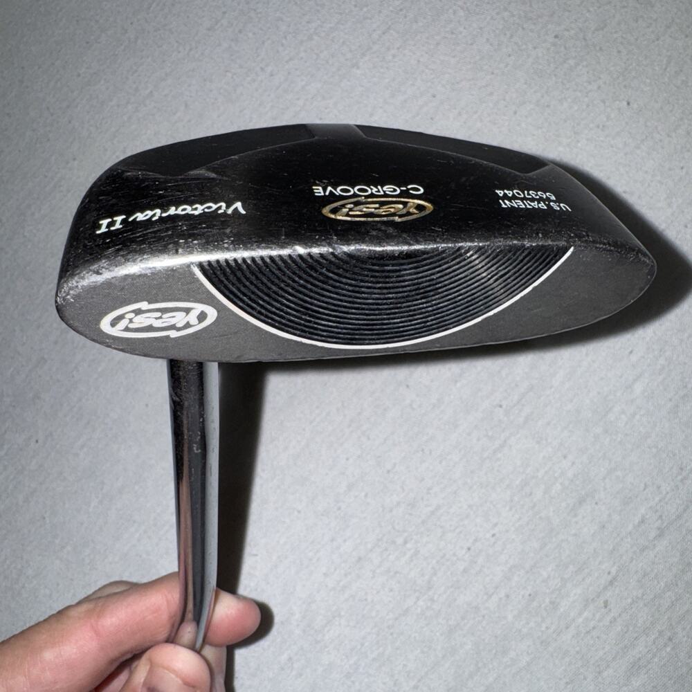 Yes! Victoria II C-Groove Mallet Putter Steel Shaft Black/Silver Head YES 590423